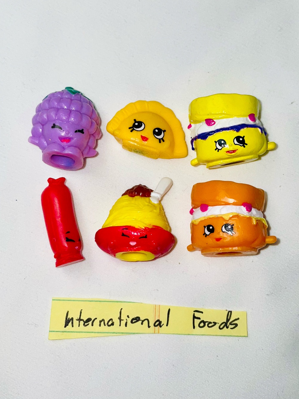 SHOPKINS International Foods S3- Sausage Sizzle, Netti Spaghetti, Sconnie…more